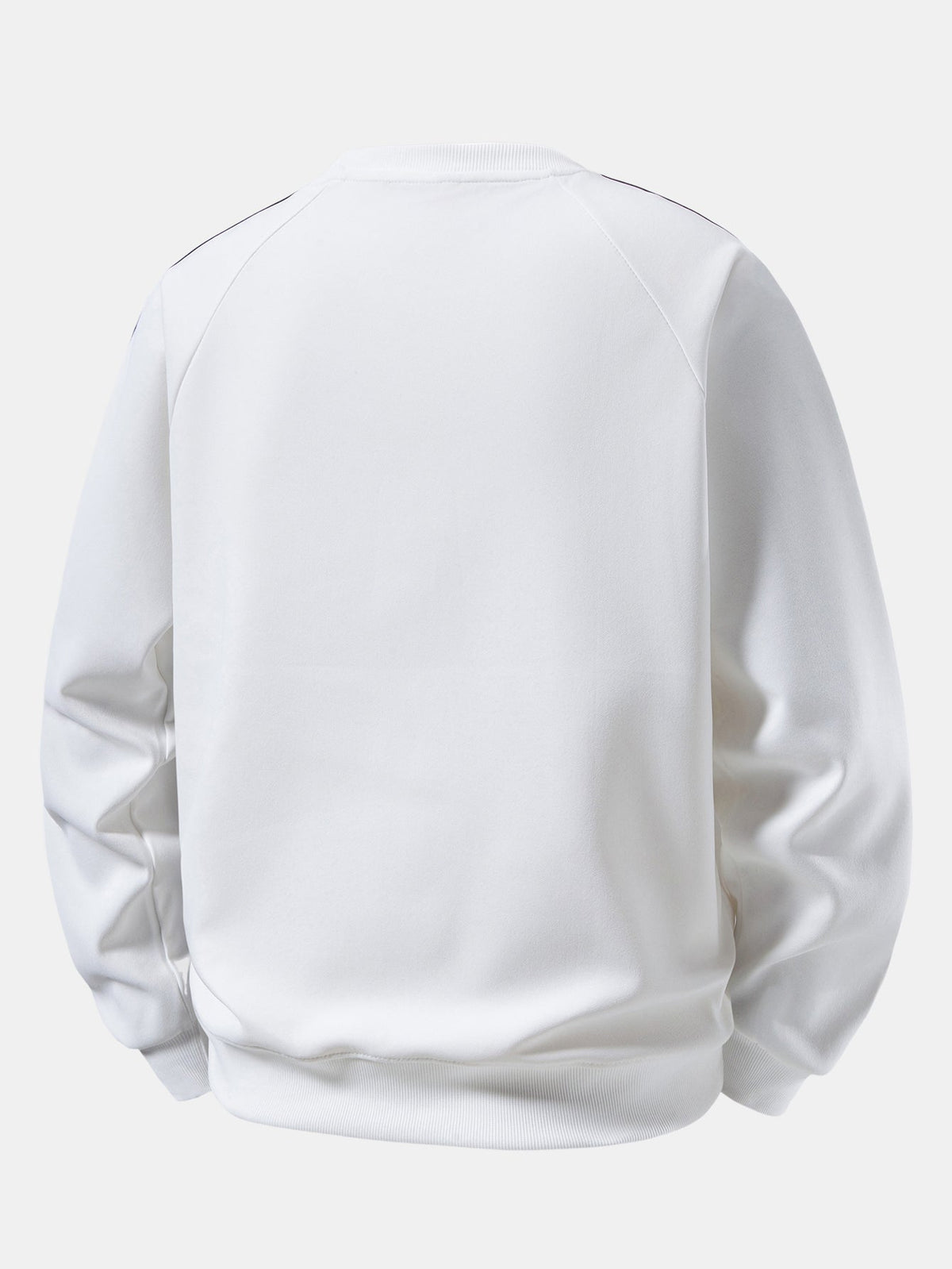 Contrast Stripe Raglan Sweatshirt