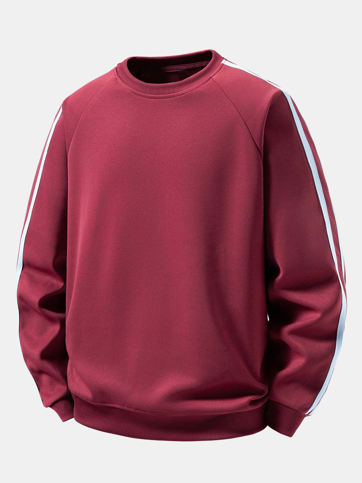 Contrast Stripe Raglan Sweatshirt