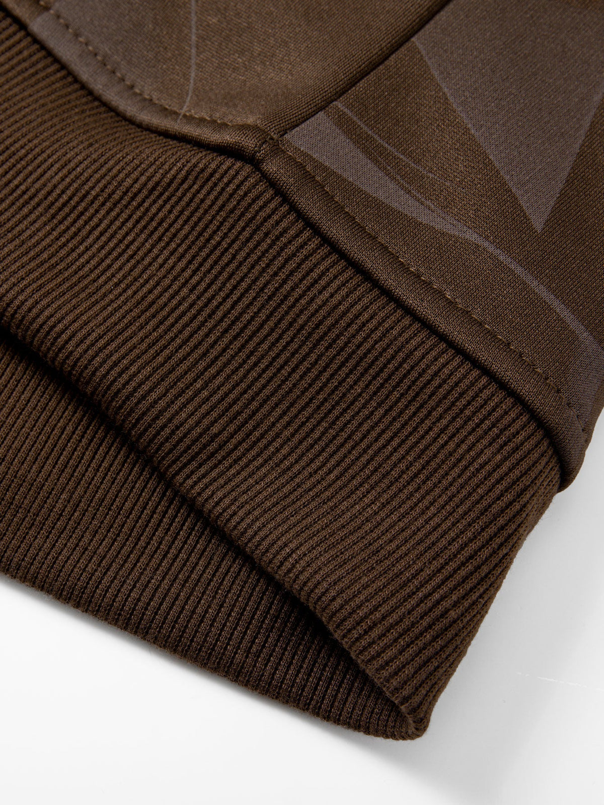 Kapuzenjacke mit Reißverschluss, Teddyfutter und geometrischem Muster