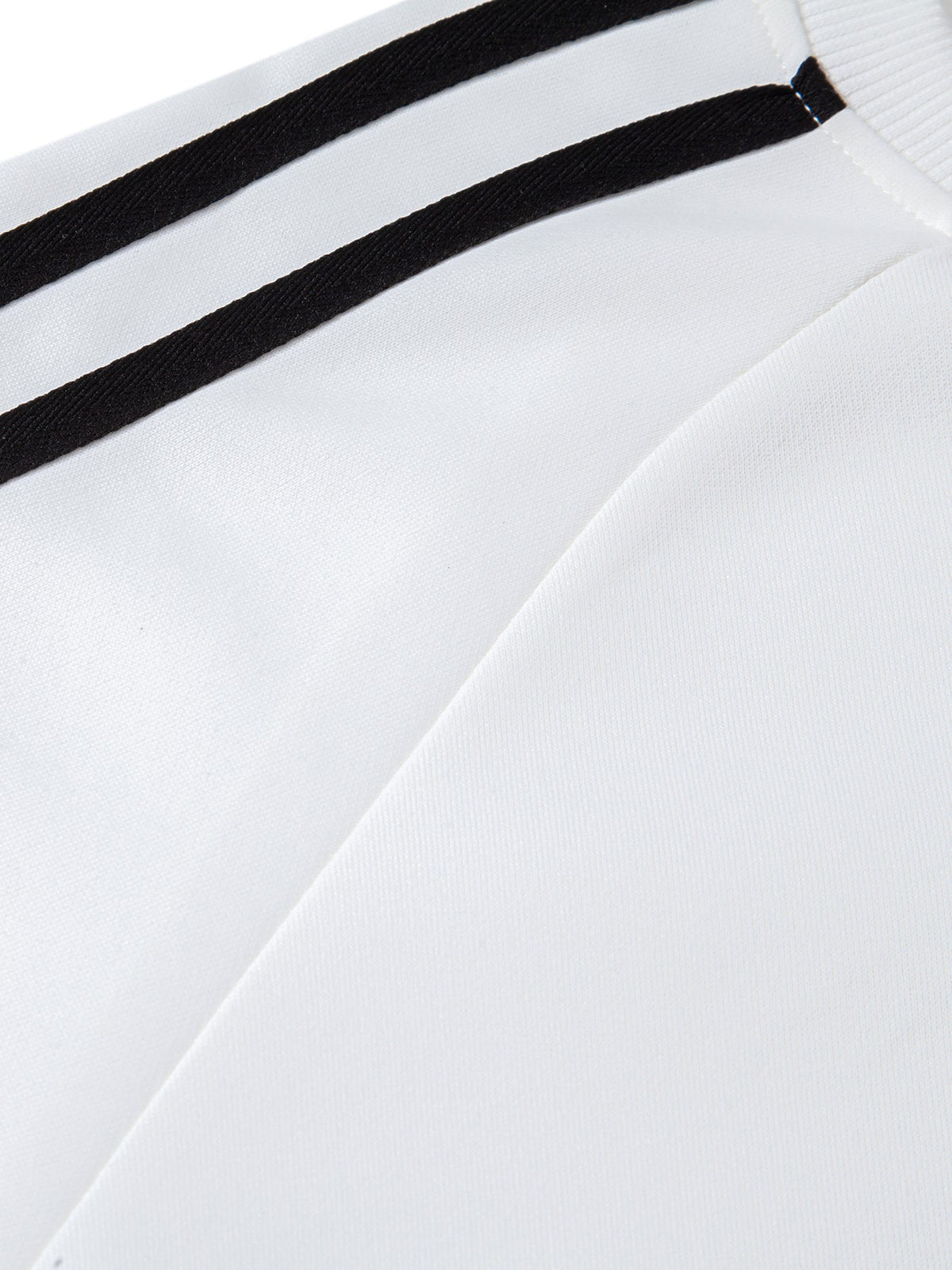 Contrast Stripe Raglan Sweatshirt