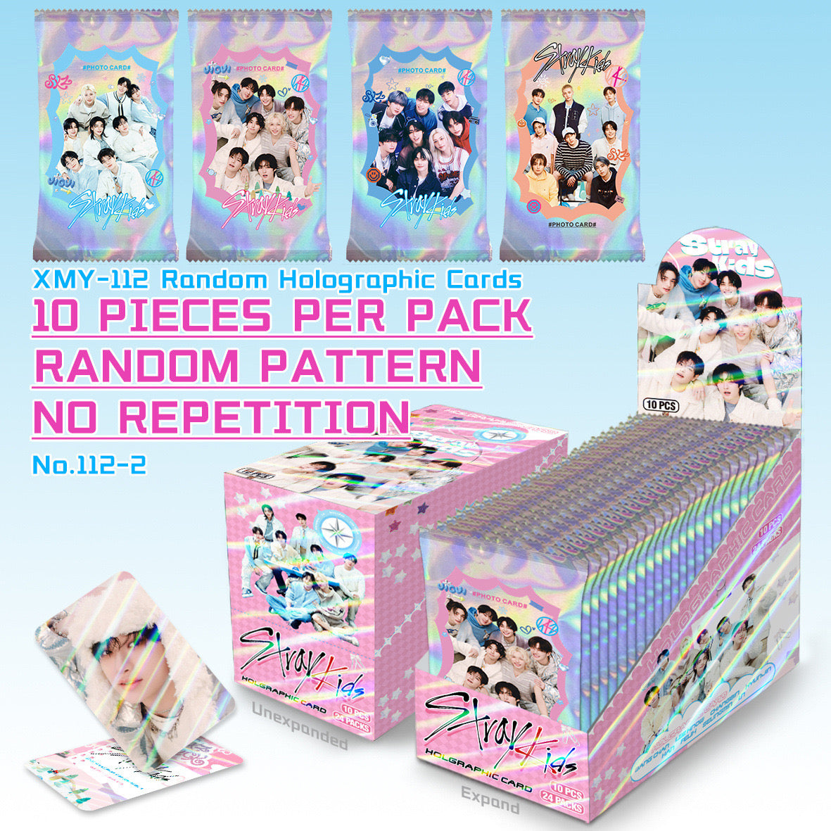 SKZ Blind Box Photocards 10 PCS - Stray Kids merch