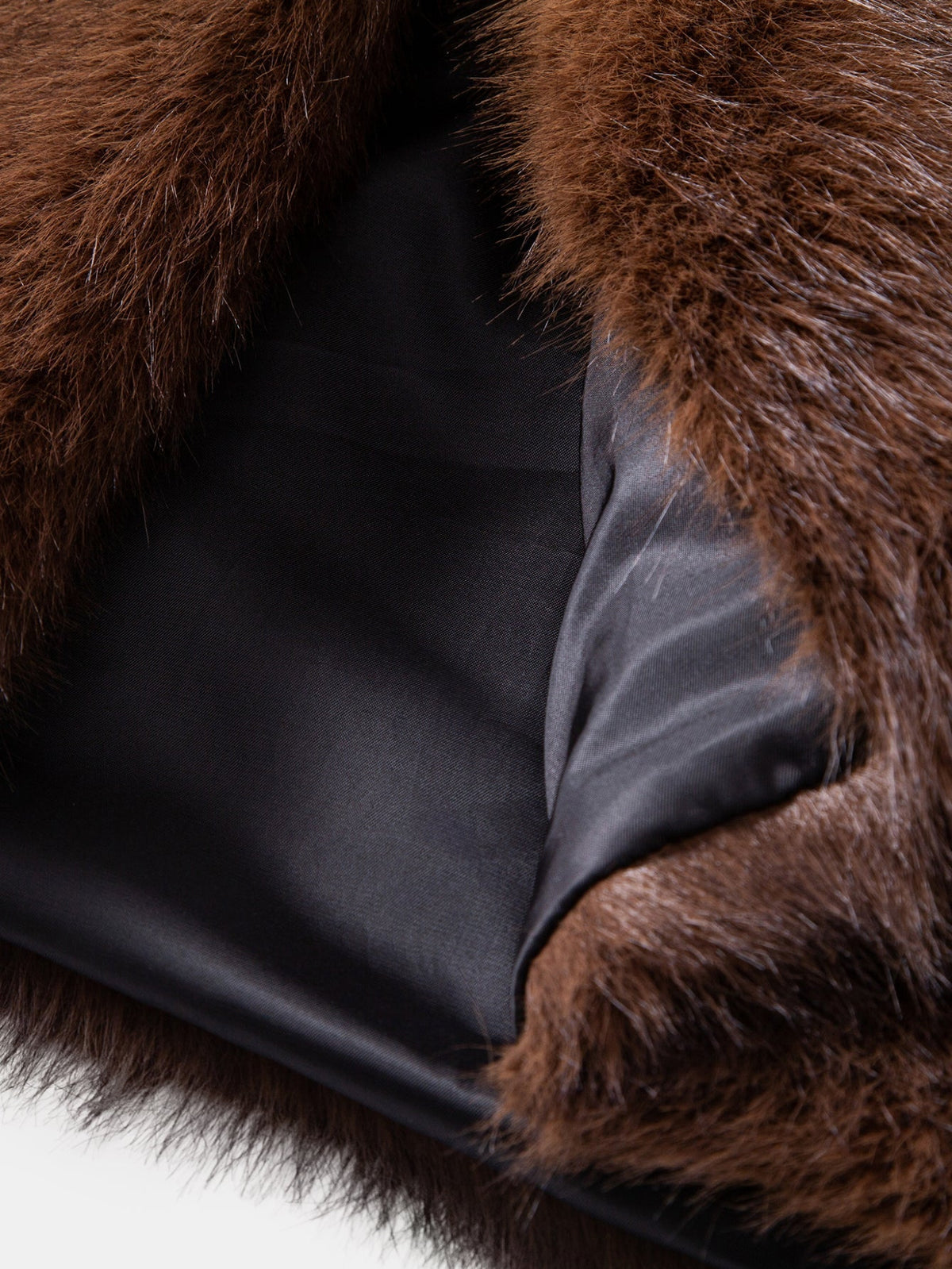 Faux Fur Hooded Overcoat