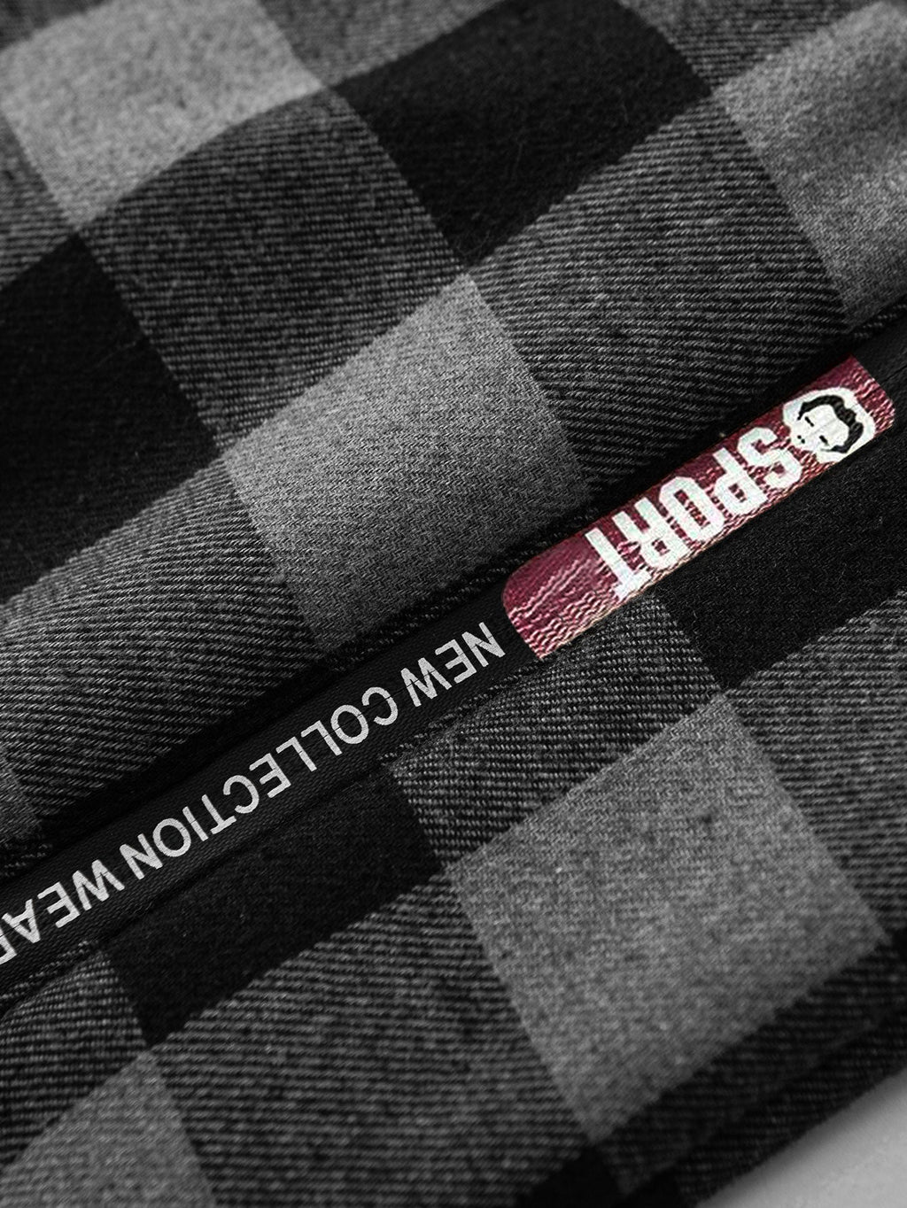 Teddy Lined Flannel Plaid Hoodie
