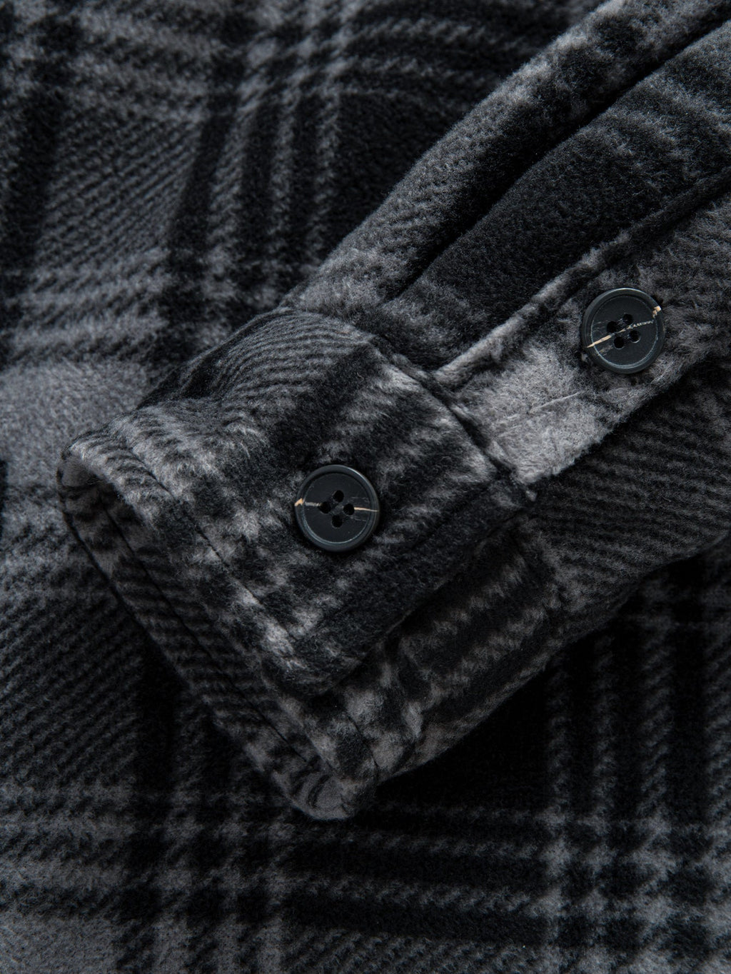 Teddy Lined Zip Up Flannel Plaid Hooded Shirt