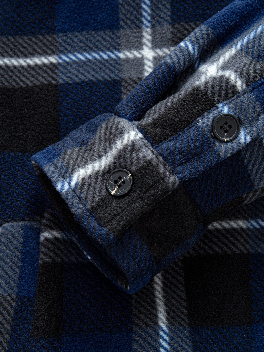 Teddy Lined Flannel Zip Up Plaid Hooded Shirt