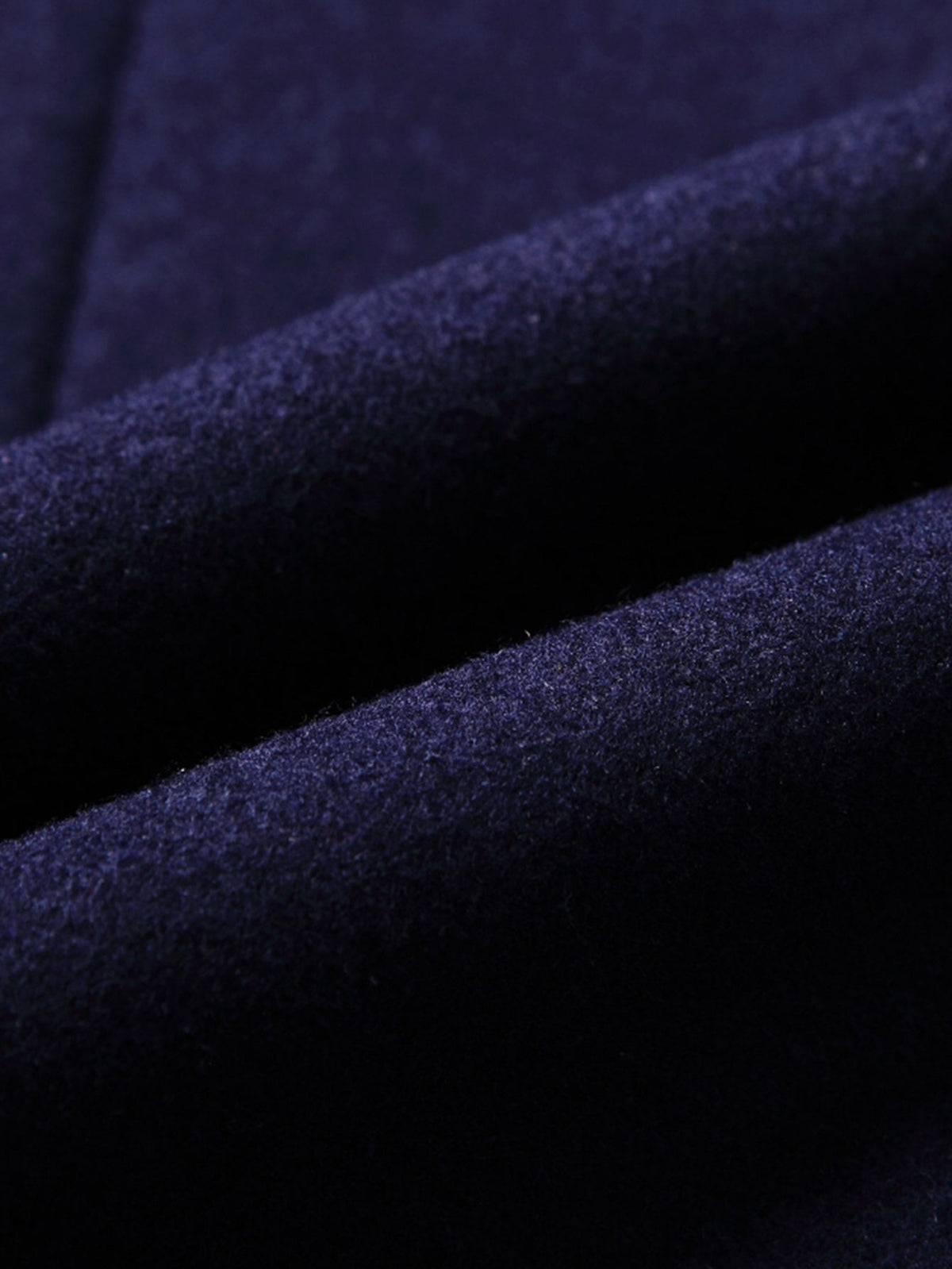 Stand Collar Wool Blend Overcoat
