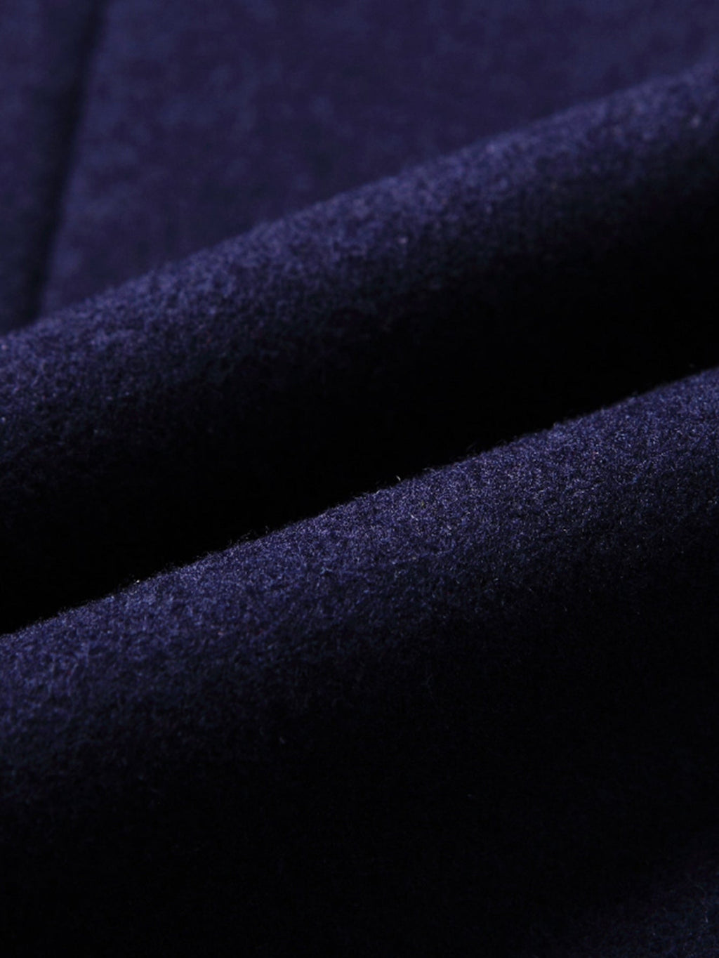 Stand Collar Wool Blend Overcoat