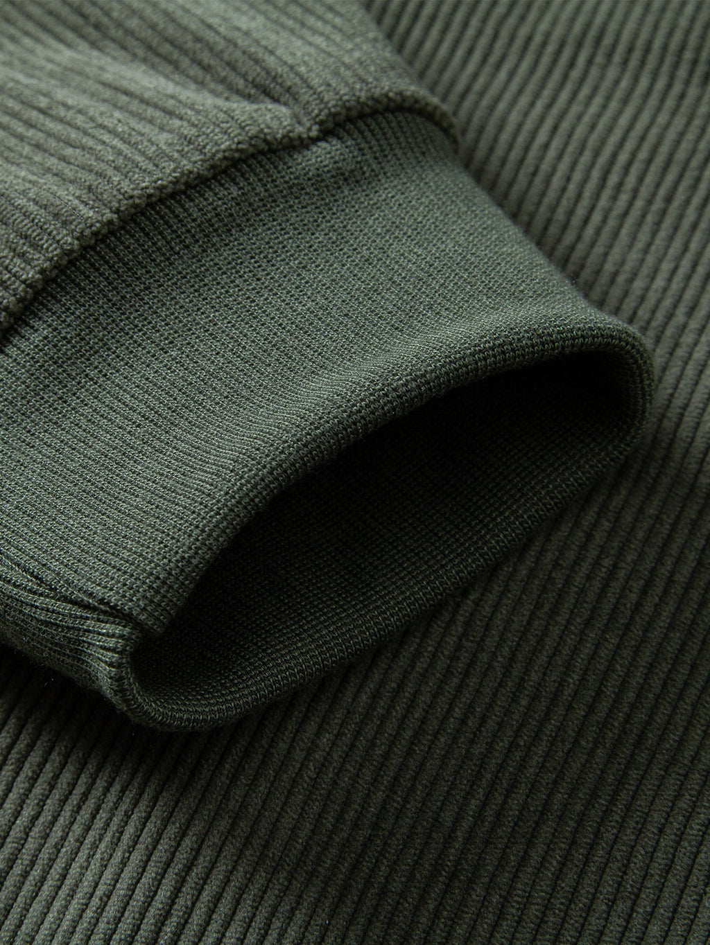 Quarter Zip Corduroy Raglan Sleeve Sweatshirt