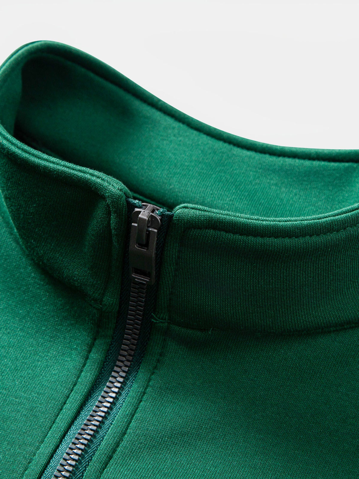 Relax Fit Black Cat Print Quarter Zip Sweatshirt