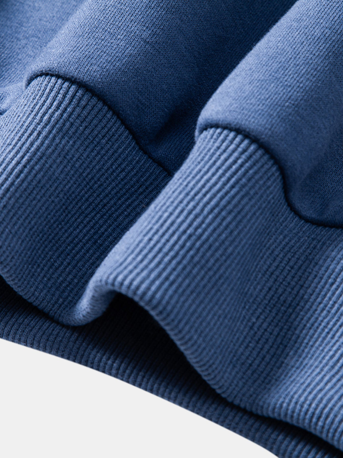 Contrast Polo Collar Sweatshirt