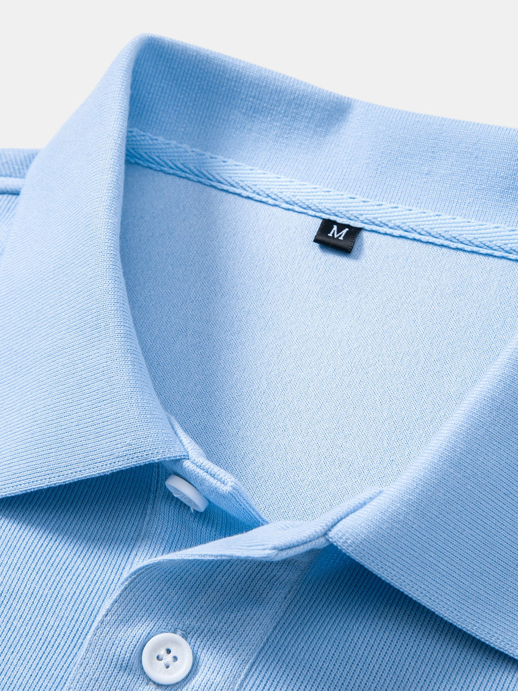 Solid Polo Collar Sweatshirt