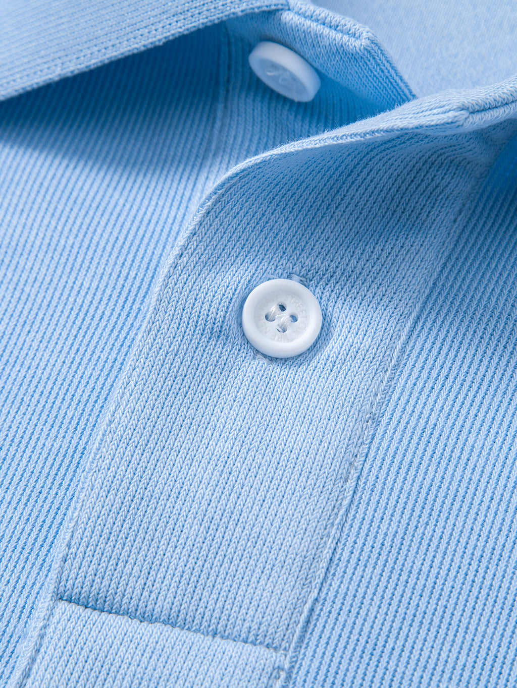 Solid Polo Collar Sweatshirt