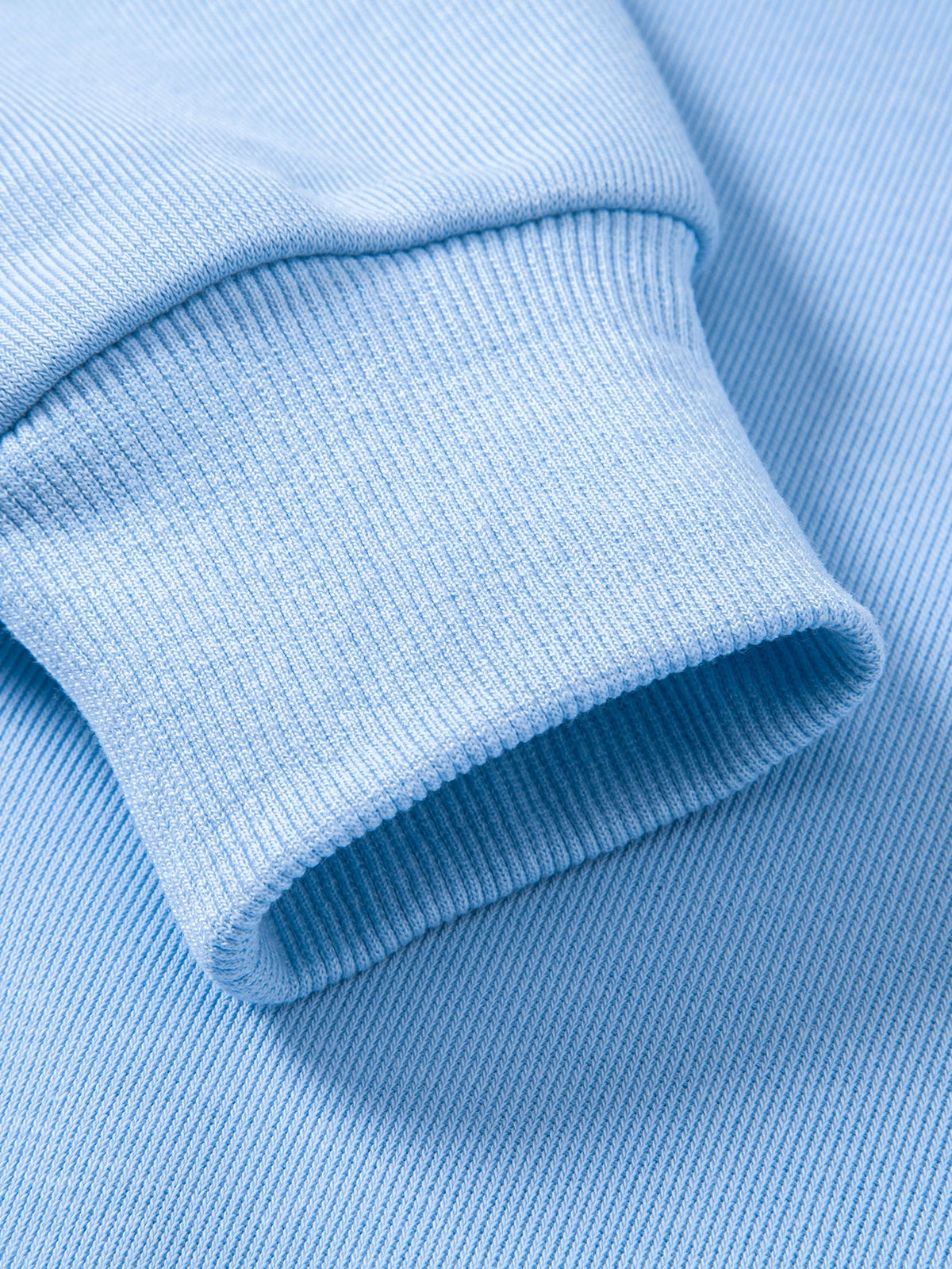Solid Polo Collar Sweatshirt