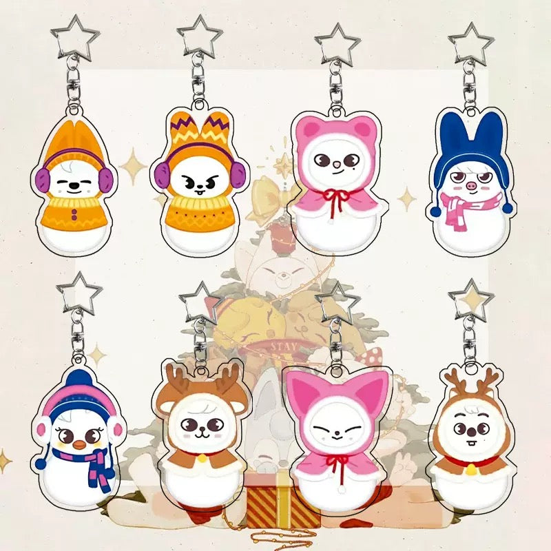 SKZOO Christmas Tree Keychain - Stray Kids merch