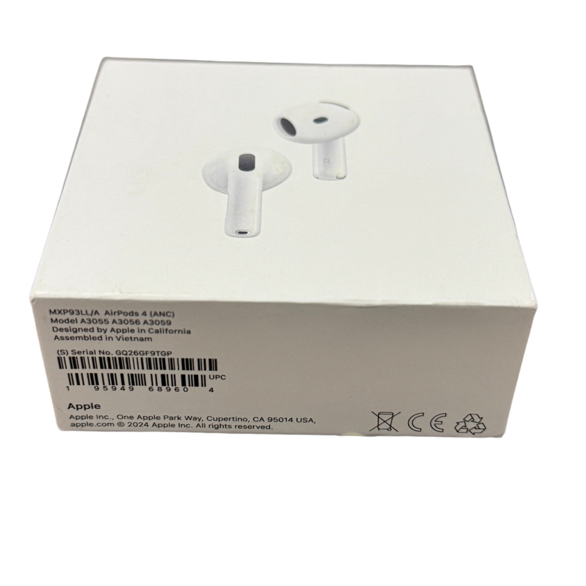 Apple AirPods 4th Generation Wireless Earbuds with Charging Case