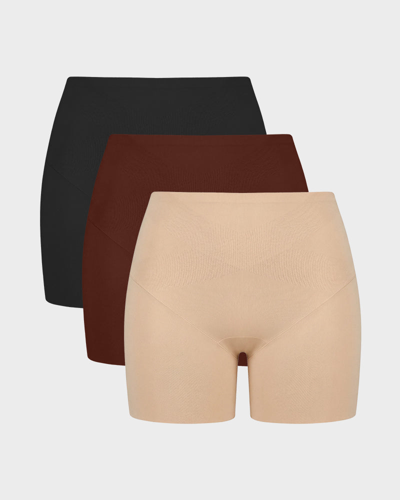 Invisible Cross-Control Sculpting Shorts (3 Pack)