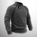 Ronan | Stehkragen-Pullover mit kurzem Reißverschluss