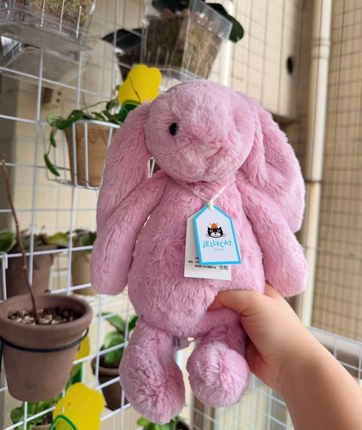 Jellycat Bashful Tulip Pink Bunny Medium 31cm Classic Plush Toy