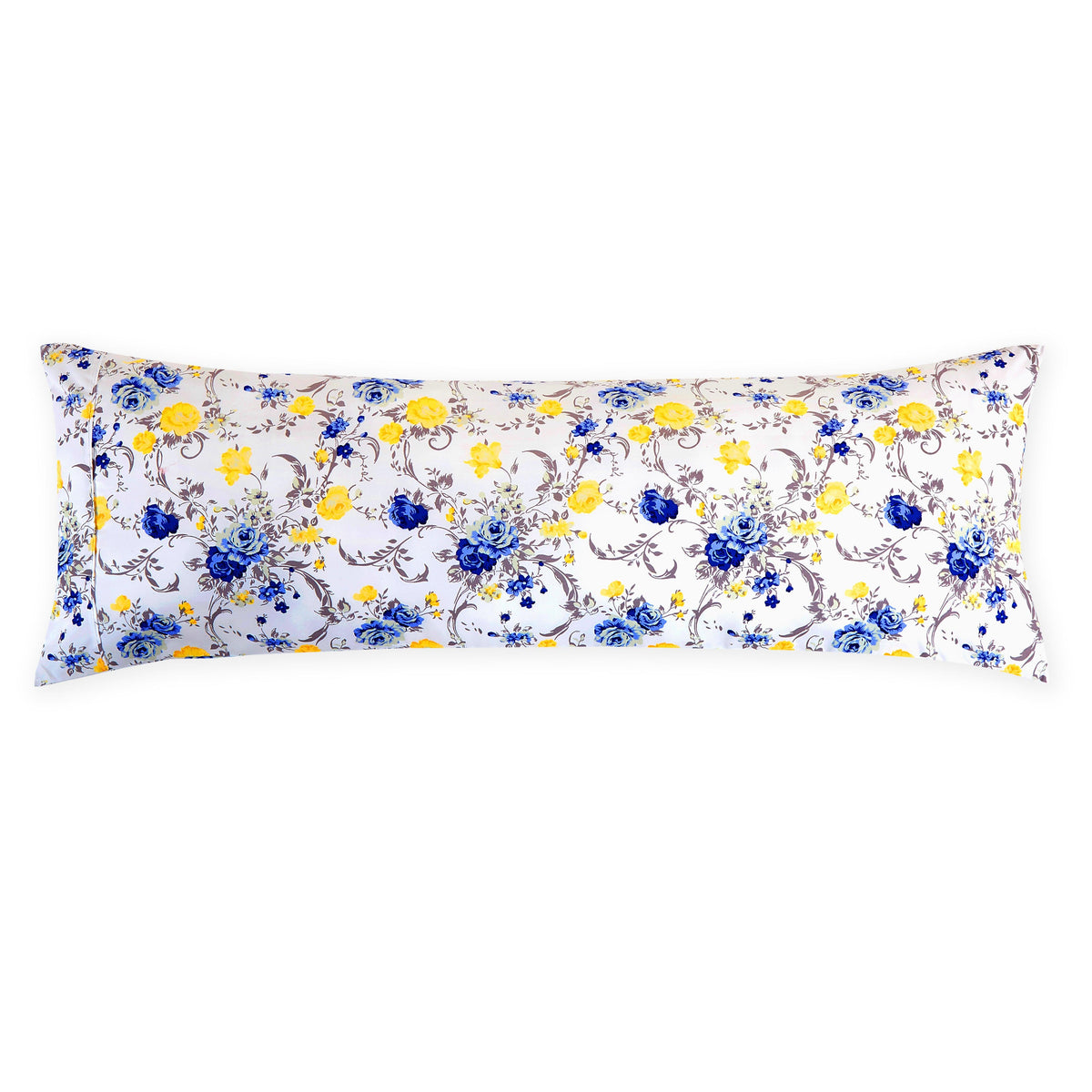Elegant Comfort Floral and Stripe Pattern Pillowcases