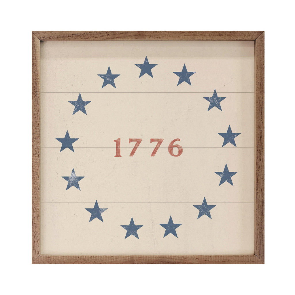 1776 with Stars White