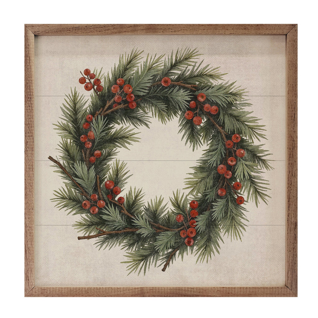 Kendrick Home Berry Pine Wreath