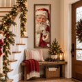 Kendrick Home Shh Santa Claus White Gloves