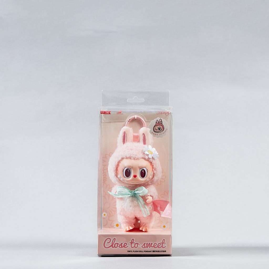 Pop Mart  Mokoko Close to Sweet Vinyl Plush Doll Pendant Keychain