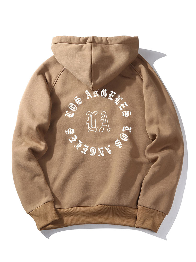 LA Back Print Hoodie
