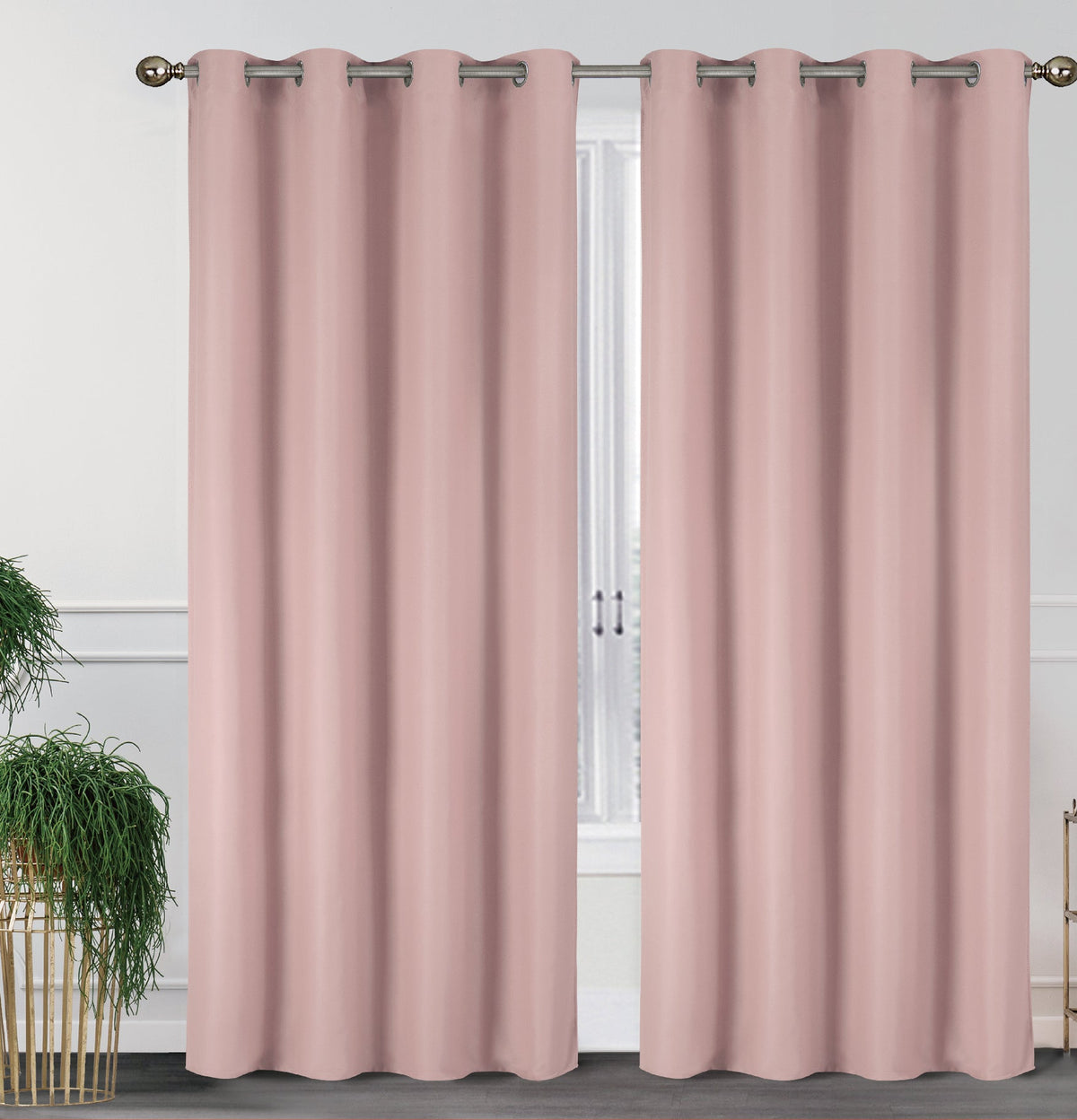 2 Pack - 55'' X 84'' Solid Thermal Blackout Panels (19 Colors)