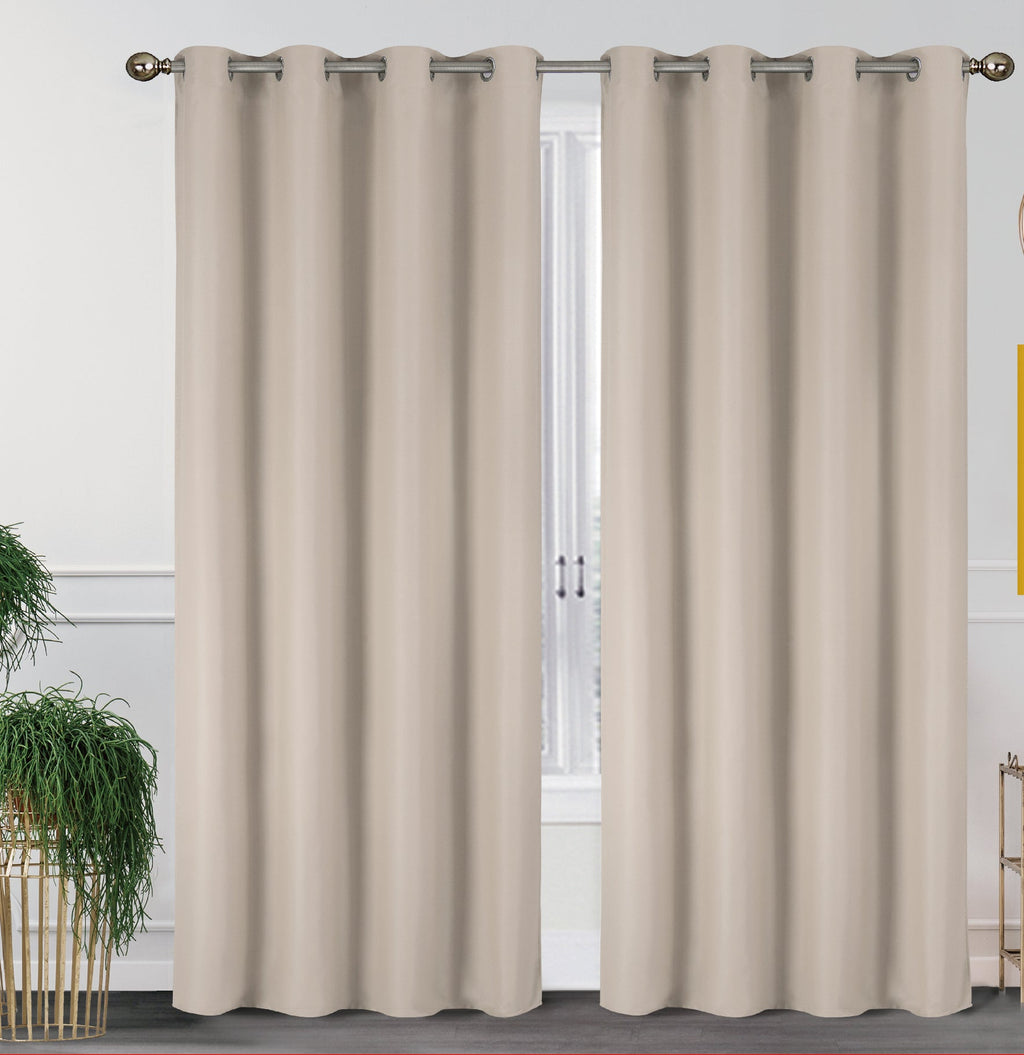 2 Pack - 55'' X 84'' Solid Thermal Blackout Panels (19 Colors)