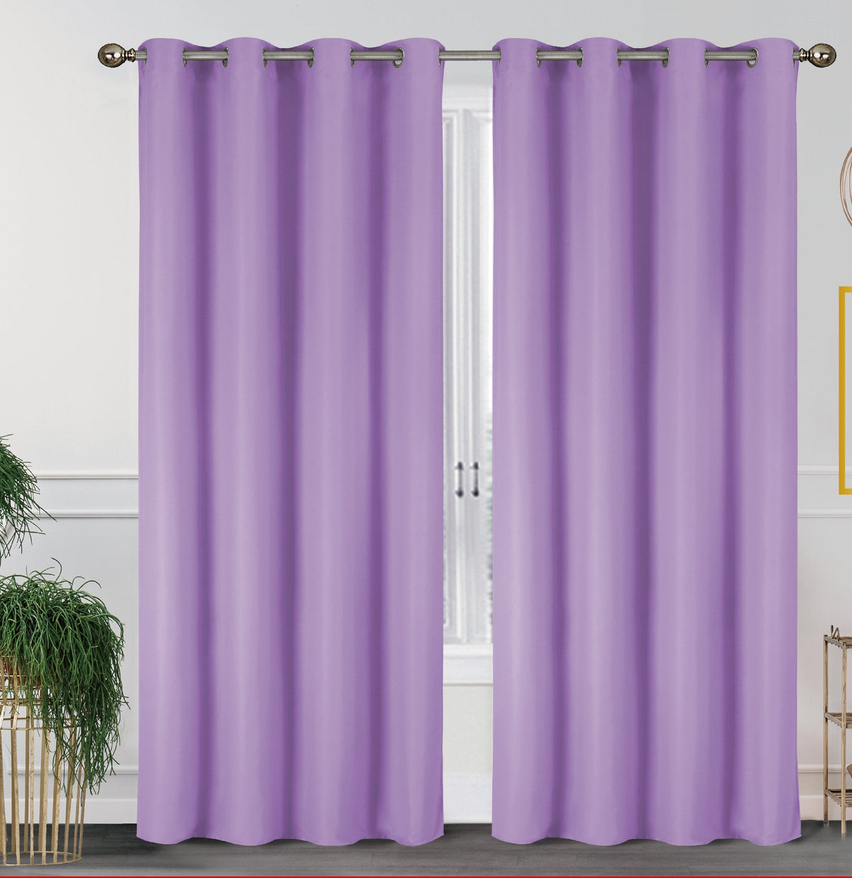 2 Pack - 55'' X 84'' Solid Thermal Blackout Panels (19 Colors)