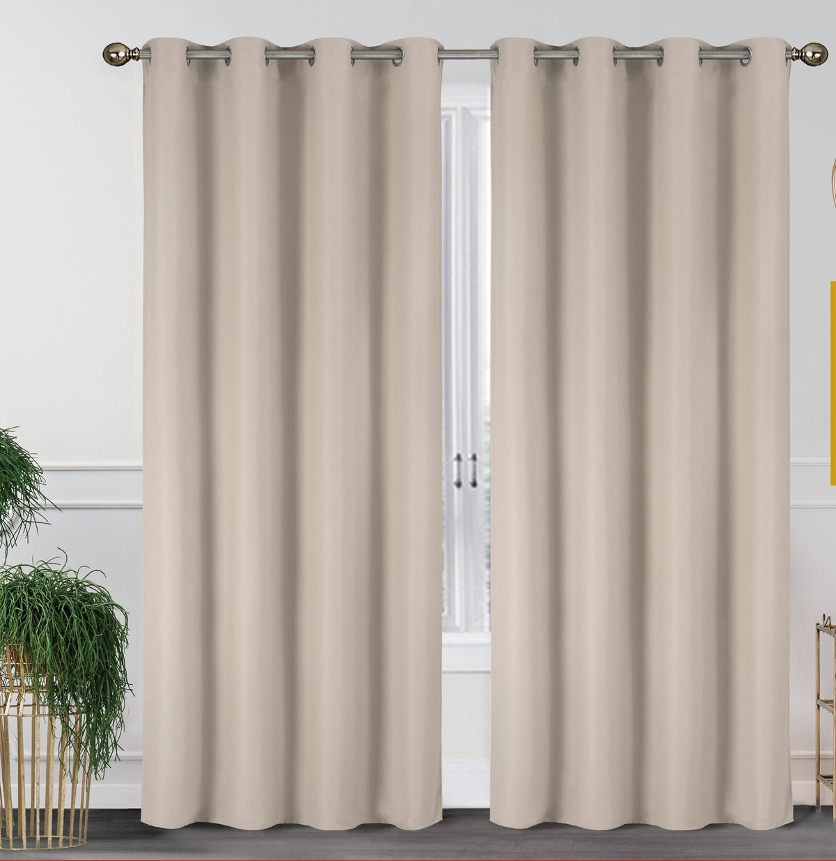 2 Pack - 55'' X 84'' Solid Thermal Blackout Panels (19 Colors)