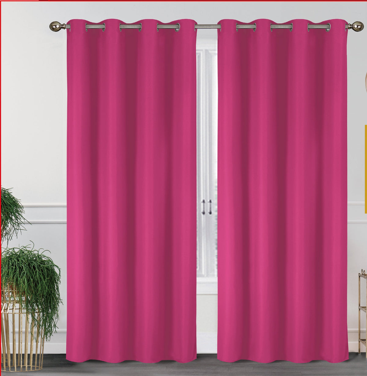 2 Pack - 55'' X 84'' Solid Thermal Blackout Panels (19 Colors)