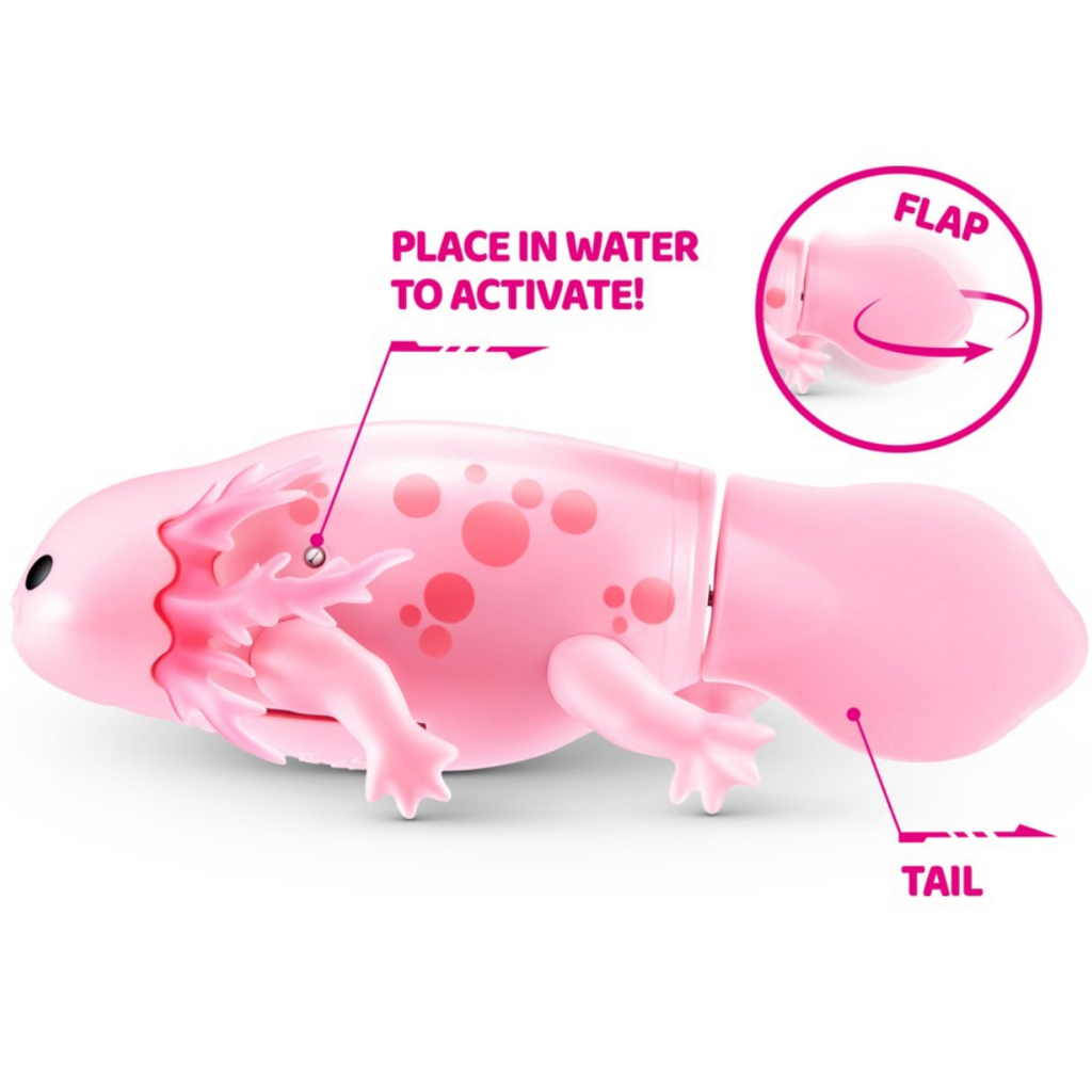 Swimming Axolotl Pet - Water Activated