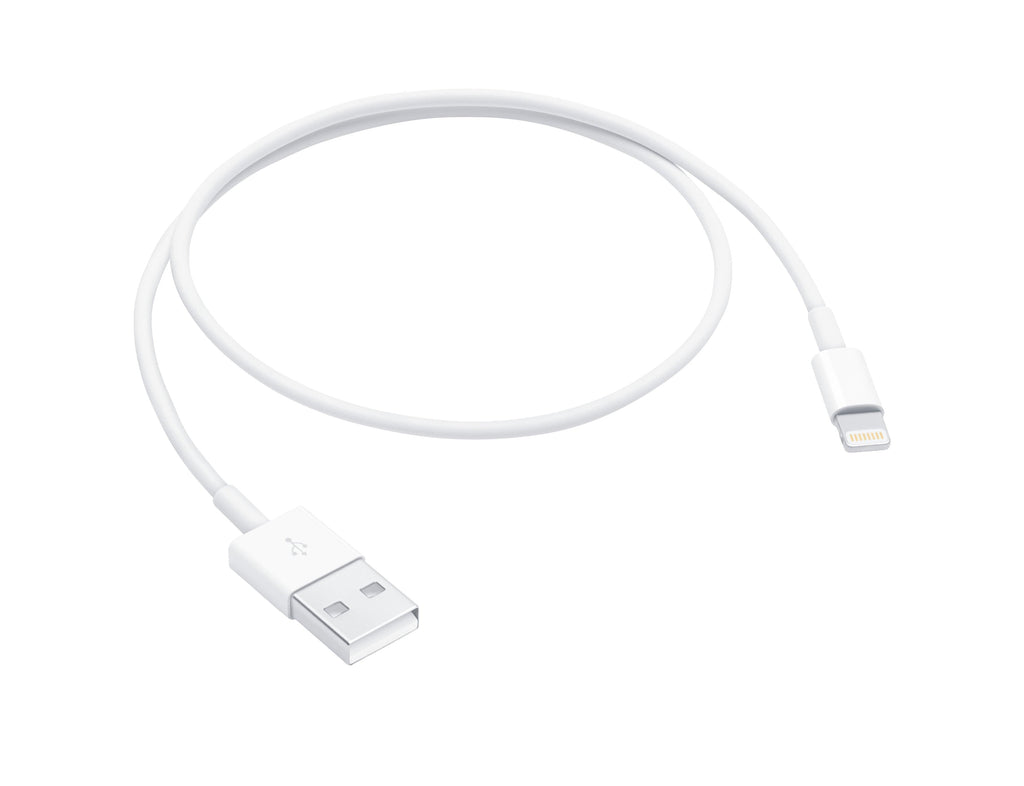 Apple - 3.3' USB Type A-to-Lightning Charging Cable - White