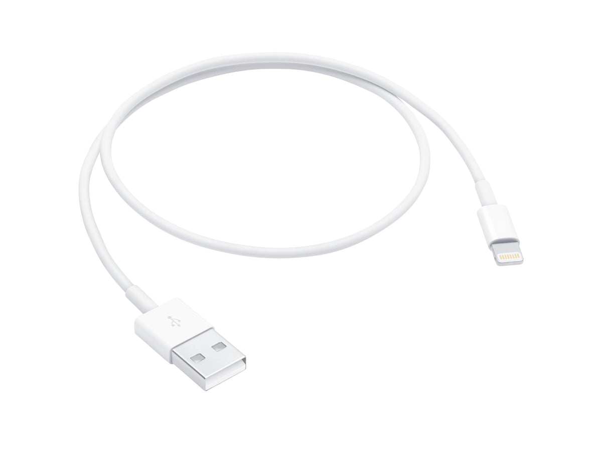 Apple - 3.3' USB Type A-to-Lightning Charging Cable - White
