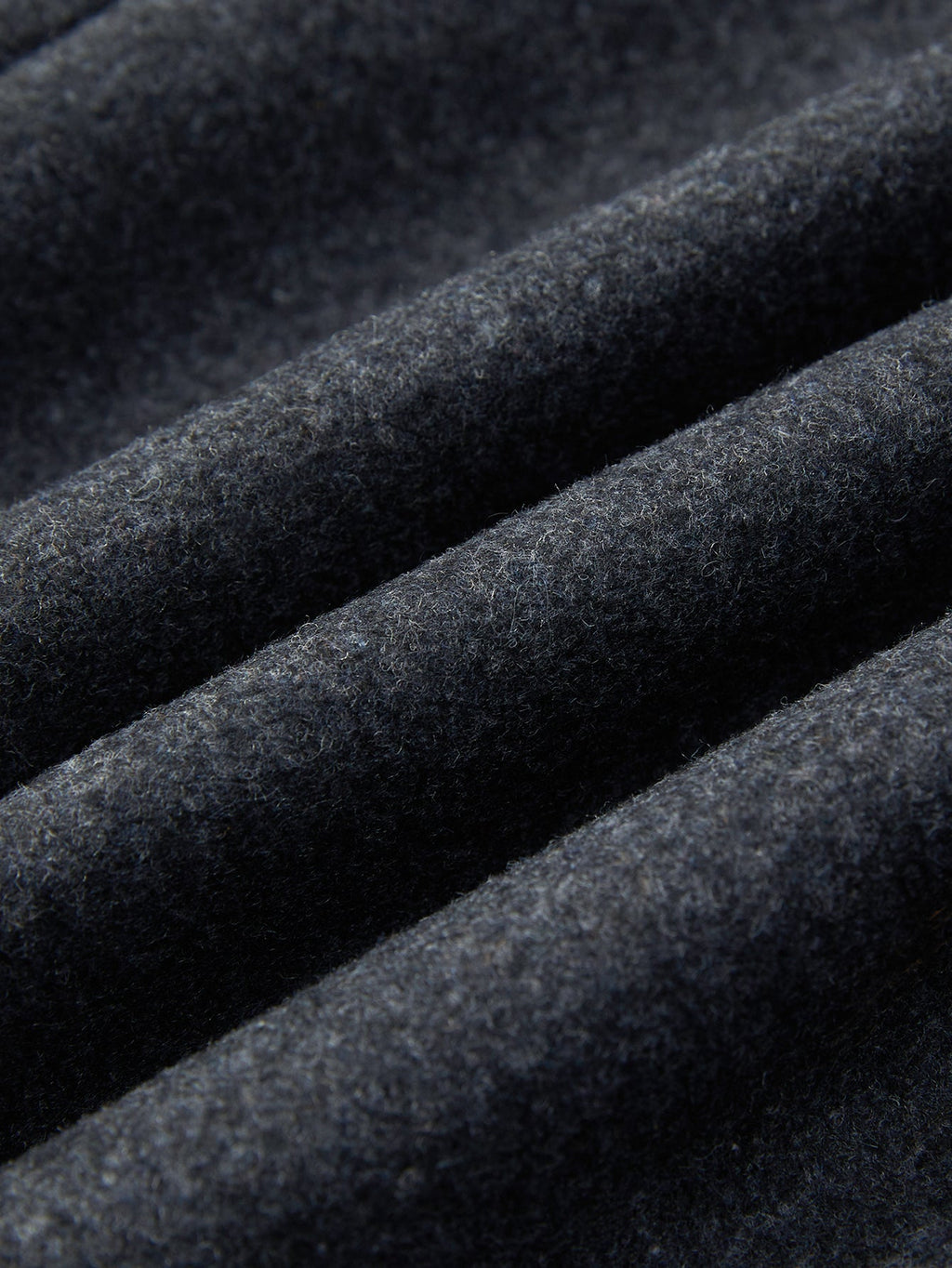 Detachable Scarf Notch Lapel Wool Overcoat