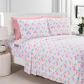 Elegant Comfort 6-Piece Tropical Pattern Bed Sheet Set - Soft as a Hotel Premium Quality