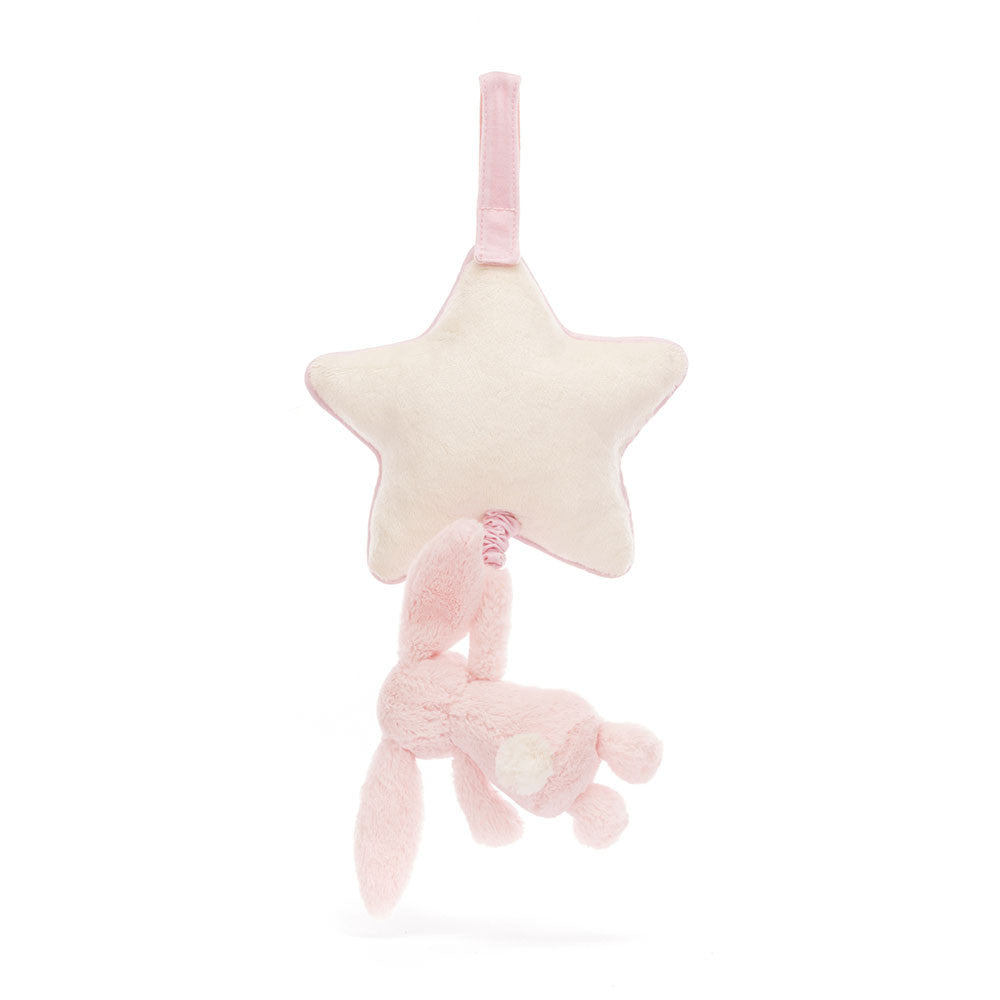 Jellycat Musikalischer Spieluhr-Hase Bashful Pink 30 cm