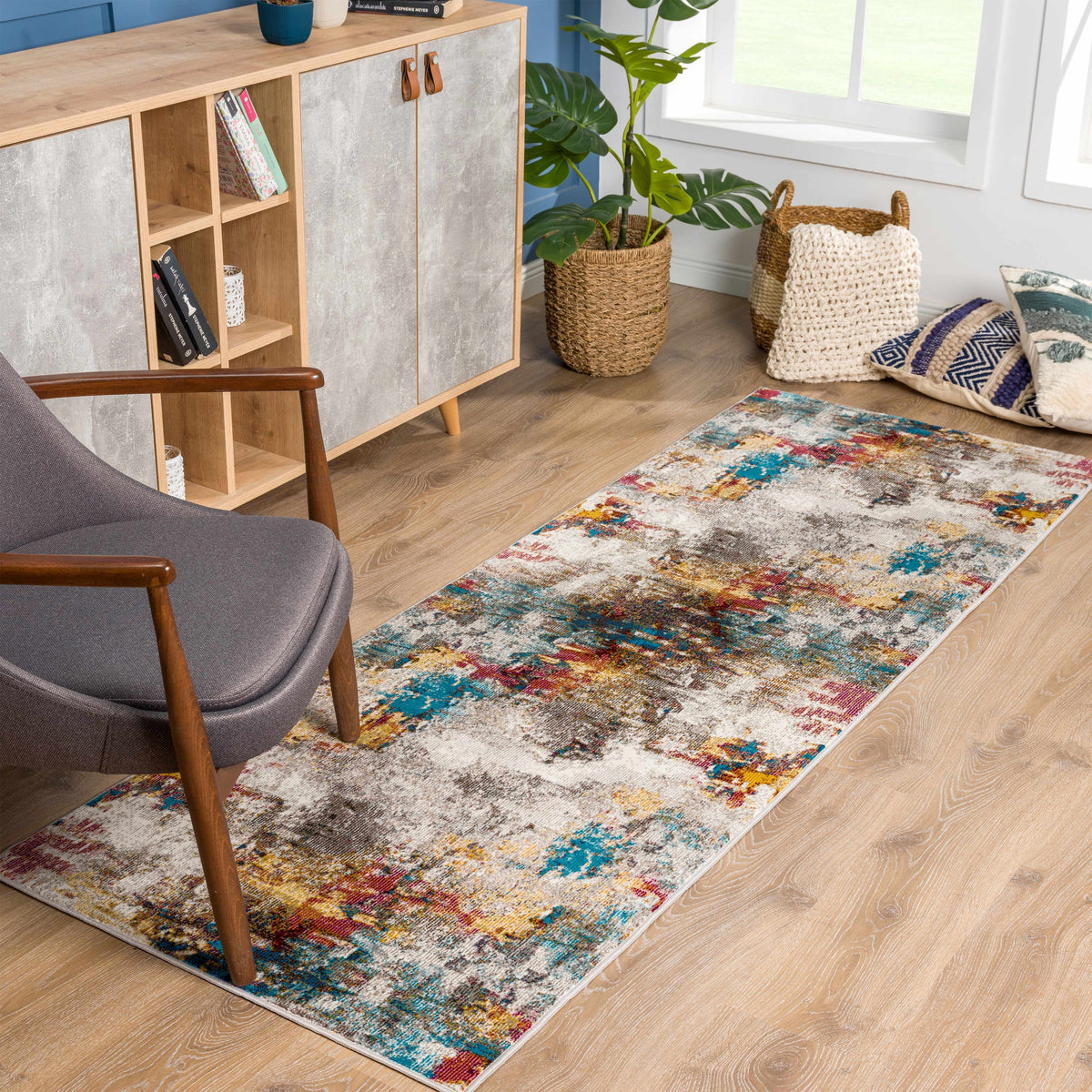 Mardin Abstract Area Rug - Clearance