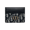 BLACK DD MONOGRAM CARD HOLDER