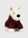 Jellycat Munro Scottie Dog Winter Jumper Outfit Plush
