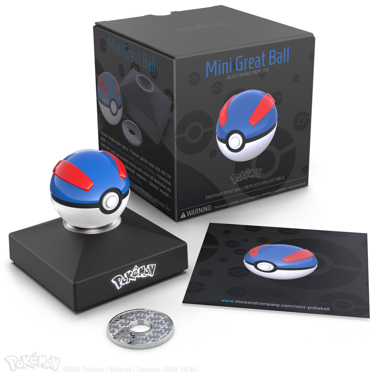 Pokemon Die-Cast Mini Great Ball Replica