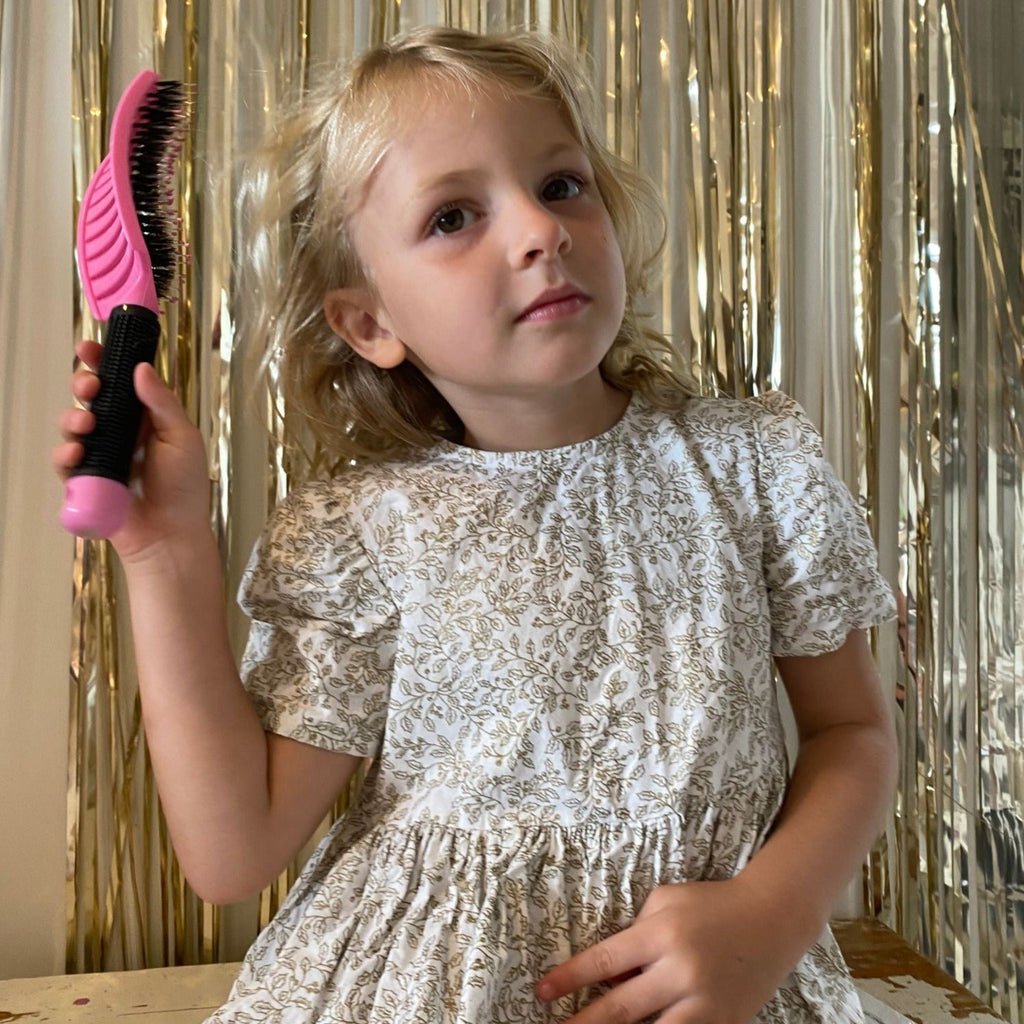 Sensory Hairbrush Pink Marshmallow