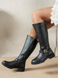 Aimee | Stylische Retro-Stiefel mit Schnalle
