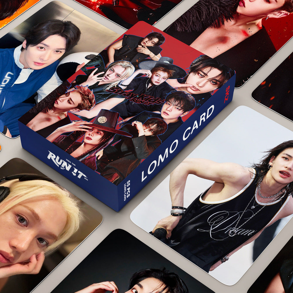 SKZ Run IT Photocard Collection 55pcs - Stray Kids merch