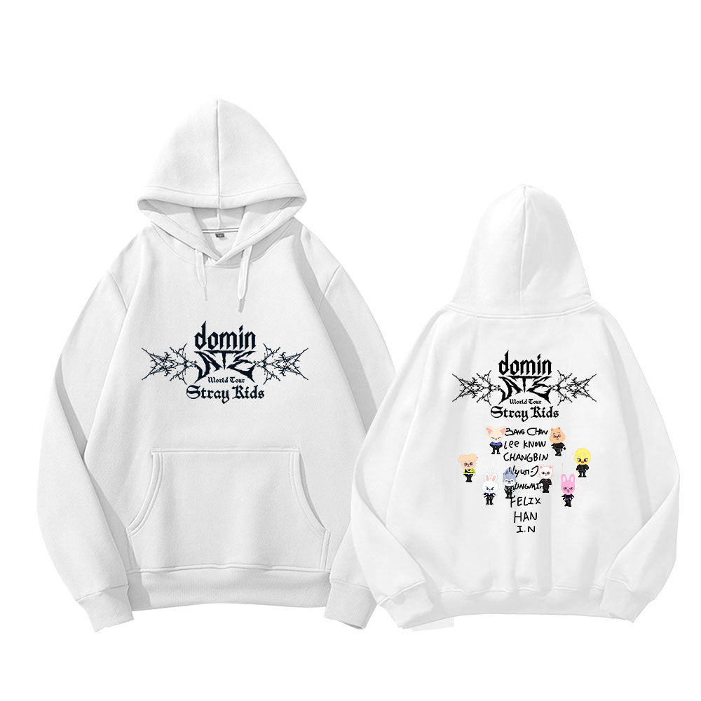 Stray Kids ATE Hoodie - Design B White