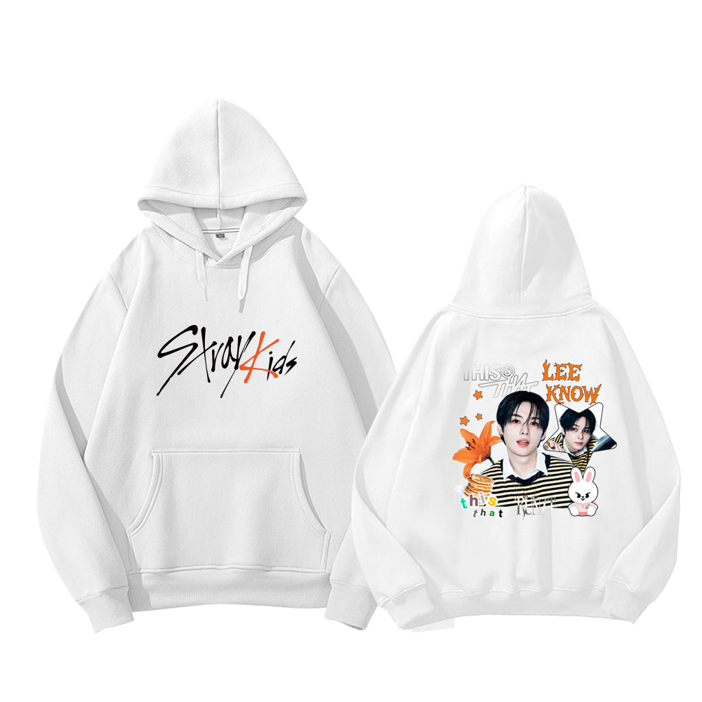 SKZ This & That Cartoon Print Pullover Hoodie - view 10