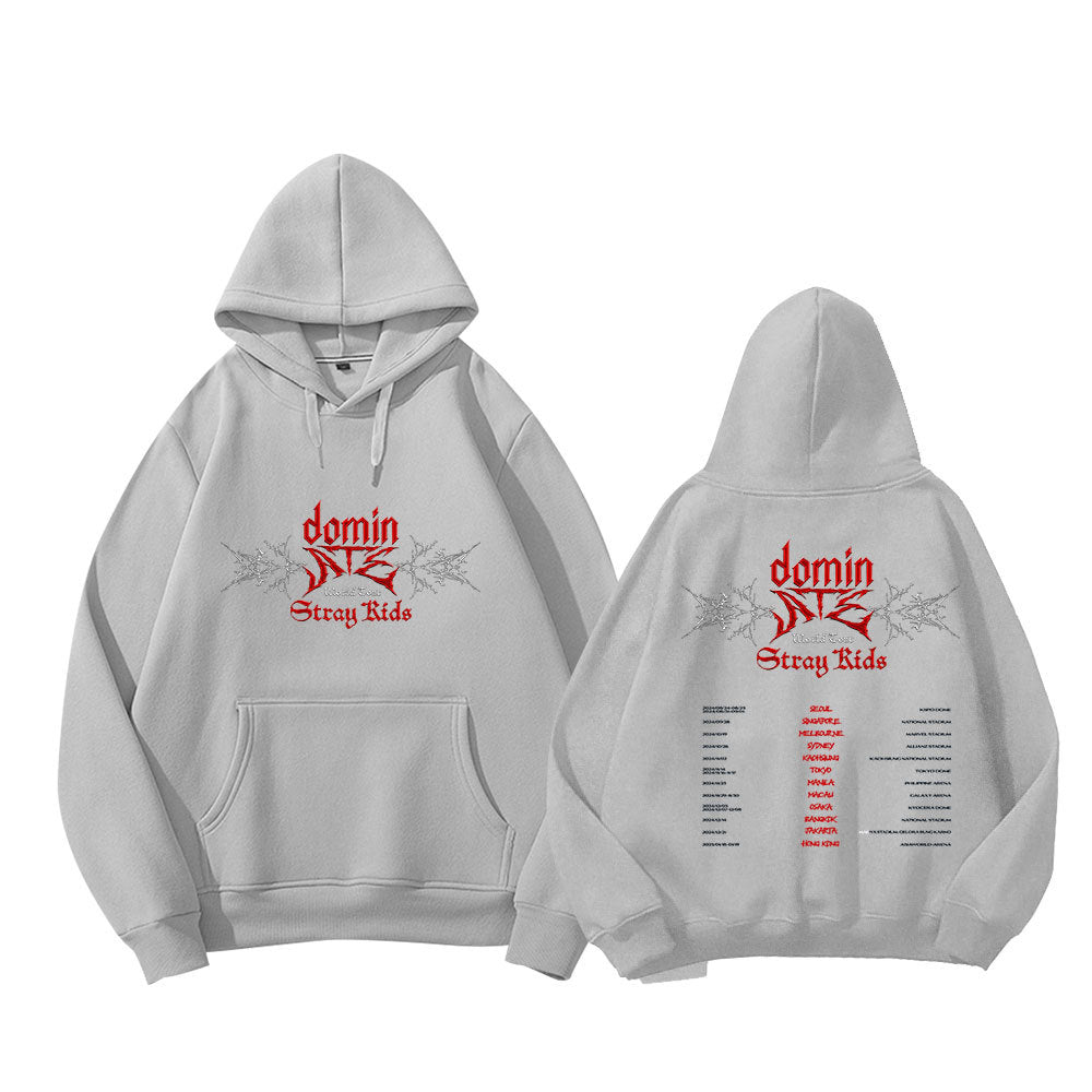 Stray Kids ATE Hoodie - Design A Grey
