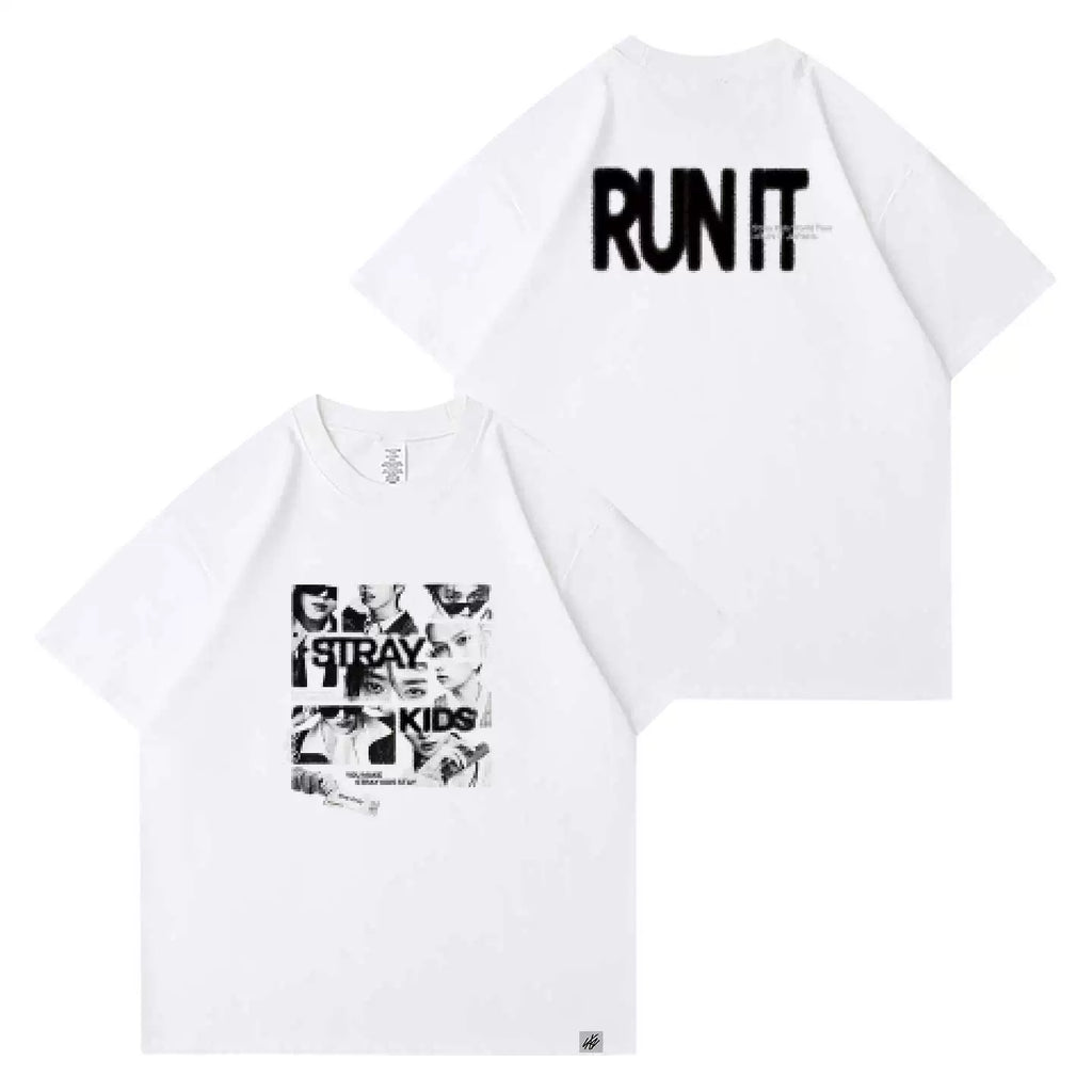 SKZ World Tour Run IT Printed Short-sleeved T-shirt - view 2